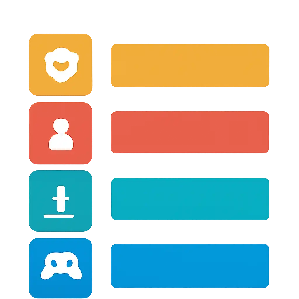 Infographic comparing options using coloured bars and, Getting Started With jalwa